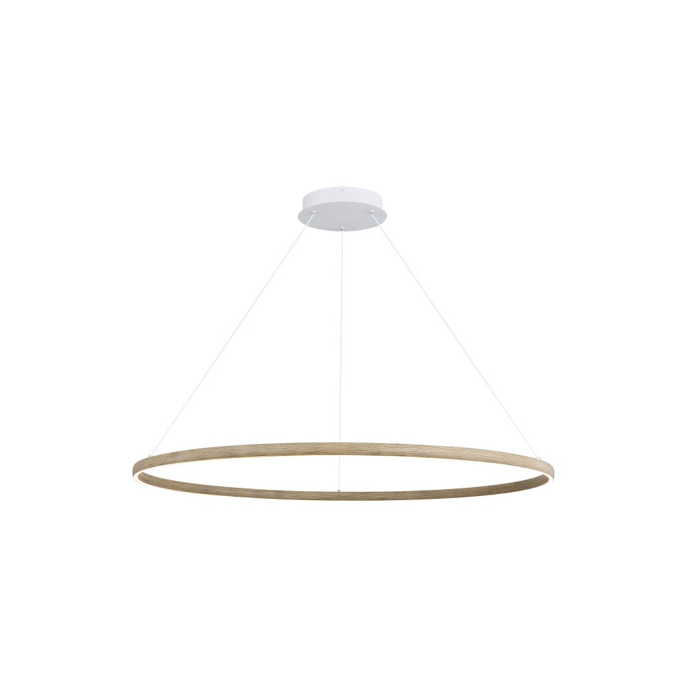 Golden Lighting Veritas Integrated LED 47in Chandelier in Driftwood